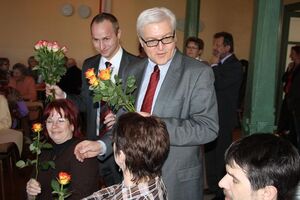 Dr. Frank- Walter Steinmeier und Felix Menzel
